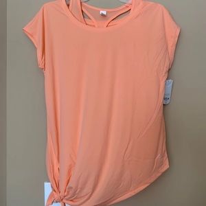 Peach Active Top